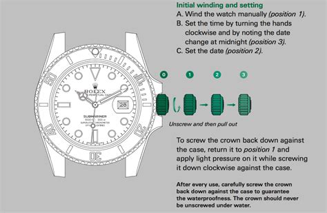 rolex time adjustment|how to change time on rolex.